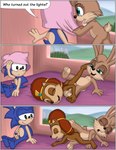 anthro bed blinding erection female female/female furniture genitals group male male/female narrowed_eyes penis pillow_cover pussy seductive sex tiara_only tribadism trio vaginal voyeur young young_on_young omatic archie_comics sega sonic_the_hedgehog_(archie) sonic_the_hedgehog_(comics) sonic_the_hedgehog_(series) bunnie_rabbot sally_acorn sonic_the_hedgehog eulipotyphlan ground_squirrel hedgehog lagomorph leporid mammal rabbit rodent sciurid absurd_res comic hi_res