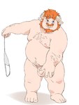 asian_clothing balls beard belly clothing east_asian_clothing facial_hair fundoshi genitals horn humanoid_pointy_ears japanese_clothing kemono male moobs nipples overweight overweight_male penis pointy_ears simple_background solo underwear white_background white_clothing white_fundoshi white_underwear inunoshippo crave_saga horned_humanoid humanoid satyr unknown_species 2024 3:4 hi_res