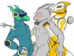 anthro balls blush erection genitals group humanoid_genitalia humanoid_penis male male/male nude penis simple_background smile white_background susuoro dragon_city mythology socialpoint anonymous dragon metal_dragon_(dragon_city) mythological_creature mythological_scalie reptile rocket_dragon_(dragon_city) runner_dragon_(dragon_city) scalie digital_media_(artwork)