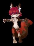 anthro armor belt black_nose brown_body brown_fur claws clothing fur gauntlets gloves hair handwear looking_at_viewer male red_eyes smile solo standing earthb-kun reese_(earthb-kun) canid canine canis mammal wolf 2016 3:4 alpha_channel digital_media_(artwork)