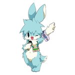 anthro electronics id_card male microphone solo wristband konzaburou lintw lagomorph leporid mammal rabbit 1:1