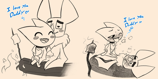 age_difference ahegao ambiguous/ambiguous ambiguous_gender ambiguous_on_top ambiguous_penetrated ambiguous_penetration amputee anthro anthro_on_anthro anthro_penetrated anthro_penetrating anthro_penetrating_anthro blush bodily_fluids breath campfire candy cowgirl_position daddy_kink dessert dialogue disability duo eye_contact eyes_closed eyewear female female_on_top food from_front_position glasses heart_symbol log looking_at_another looking_down looking_pleasured lying male male/ambiguous male_on_bottom male_penetrating male_penetrating_ambiguous marshmallow on_back on_bottom on_lap on_top one_eye_closed panting pegleg penetration sex sitting_on_lap smaller_on_top spades_(suit) suit_symbol sweat text tongue tongue_out wings wood young young_anthro soulcentinel cartoon_network mao_mao:_heroes_of_pure_heart adorabat eugene_(mao_mao) bat mammal digital_drawing_(artwork) digital_media_(artwork) english_text hi_res daughter_(lore) father_(lore) father_and_child_(lore) father_and_daughter_(lore) incest_(lore) parent_(lore) parent_and_child_(lore) parent_and_daughter_(lore)
