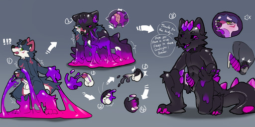 2_horns 4_eyes anal anal_penetration anthro biped black_chastity_cage black_sclera blue_body blue_fur bodily_fluids chastity_cage chastity_device cum dildo dildo_in_ass dildo_insertion duo erection flat_chastity_cage fur genital_fluids genitals goo_transformation green_eyes horn humanoid_genitalia humanoid_penis leaking_cum living_testicle male multi_eye object_in_ass object_in_urethra penetration penis pink_eyes plated_penis purple_body purple_fur sex_toy sex_toy_in_ass sex_toy_insertion sounding_rod species_transformation tapering_penis transformation tube_in_ass urethral urethral_penetration white_body white_fur beckowaffle european_mythology mythology canid canine canis dragon mammal mythological_creature mythological_scalie scalie western_dragon wolf 2026 absurd_res digital_drawing_(artwork) digital_media_(artwork) hi_res