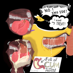 anthro anthro_penetrated anthro_penetrating_female balls balls_deep bodily_fluids canine_teeth clenched_teeth cum cum_hungry cum_in_mouth cum_in_stomach cum_in_throat cum_inside cum_on_tongue curved_penis deep_swallow deep_throat dialogue drinking drinking_cum duo fellatio female forced genital_fluids genitals humanoid_genitalia humanoid_penis internal internal_oral internal_pov licking male male/female multiple_angles oral oral_only oral_penetration orgasm penetration penile penile_penetration penis penis_lick penis_on_tongue precum reverse_forced reverse_forced_oral saliva scrunched_nose sex short_story speech_bubble swallowing teeth text tongue toothy_fellatio uvula fifity bandai_namco digimon digimon_(species) renamon 1:1 absurd_res colored digital_drawing_(artwork) digital_media_(artwork) hi_res shaded story story_in_description