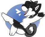 ambiguous_gender anthro chibi heart_symbol solo zipzap sleek canid canine canis domestic_dog husky mammal nordic_sled_dog spitz 2019 digital_media_(artwork)