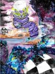 solo wonderland unknown_artist alice_in_wonderland cheshire_cat cheshire_cat_(species) domestic_cat felid feline felis mammal hi_res painting_(artwork) traditional_media_(artwork) traditional_painting_(artwork) traditional_watercolor_(artwork) watercolor_(artwork)