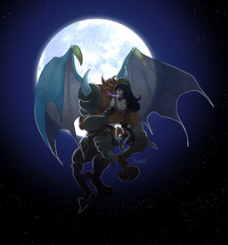 1_horn 3_toes 5_fingers aerial anthro anthro_penetrating areola armor armor_only armwear balls biceps big_muscles big_wings biped black_eyeshadow black_hair black_lipstick black_sclera blush bodily_fluids bottomless bottomless_female bottomless_human bracelet breasts carrying_another carrying_partner claws clothed clothed/mostly_nude clothed_female clothed_human clothing cum cum_drip cum_from_vagina cum_in_vagina cum_inside cum_on_balls cum_on_penis cum_on_self cum_string dominant dominant_anthro dominant_male dominant_monster dripping drooling duo ejaculation ejaculation_while_penetrating elbow_gloves erection eye_contact eyeshadow feet female female_on_anthro female_penetrated fingerless_gloves fingers french_kissing full_moon furgonomics genital_fluids genitals gloves hair half-closed_eyes handwear horn human_on_anthro human_on_monster human_penetrated humanoid_genitalia humanoid_hands humanoid_penis illuminated interspecies jagged_mouth jewelry kissing knee_pads larger_anthro larger_male larger_monster leaking_cum leg_armor legwear light lipstick long_hair long_tail looking_at_another looking_at_partner looking_back looking_back_at_another looking_back_at_partner looking_pleasured makeup male male/female male_penetrating male_penetrating_female manly membrane_(anatomy) membranous_wings midair midair_sex moon moonlight mostly_nude mostly_nude_anthro mostly_nude_male muscular narrowed_eyes neckwear night nipples open_mouth orgasm outside pecs penetration penile penile_penetration penis penis_in_vagina pointy_ears purple_tongue red_body saliva sex shoulder_pads simple_background size_difference sky smaller_female smaller_human smaller_penetrated smile spade_tail spiked_knee_pads spiked_shoulder_pads spikes star starry_sky stockings submissive submissive_female submissive_human tail tail_armor teeth toe_claws toes tongue tongue_out translucent translucent_clothing vaginal vaginal_penetration white_eyes wings pomme-granite capcom ghosts_'n_goblins red_arremer_joker ysolda_(creamsoda) demon gargoyle human mammal monster monstrous_demon red_arremer 2024 colored colored_line_art digital_drawing_(artwork) digital_media_(artwork) hi_res lighting shaded signature