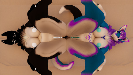 ass_to_ass big_breasts big_butt breasts butt curvy_figure duo female female/female genitals vulva fallen_kingdoms mamagen 16:9 hi_res widescreen