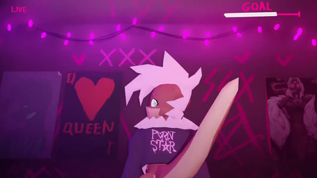 amputee anal anal_penetration anthro anthro_penetrated bedroom_eyes big_breasts big_butt blush bodily_fluids breast_play breasts butt clothing cosplay dildo dildo_in_ass dildo_in_vagina dildo_insertion disability dominant dominant_female female female_penetrated fur genital_fluids genitals hair huge_breasts leggings legwear livestream looking_at_viewer low_poly masturbation narrowed_eyes nipples nude object_in_ass penetration pink_hair prosthetic prosthetic_limb robotic_arm seductive sex sex_toy sex_toy_in_ass sex_toy_in_vagina sex_toy_insertion simple_background smile solo streamers tail teeth thick_thighs topwear vaginal vaginal_fluids vaginal_penetration vulva wide_hips lizzard_sama ivy_(lizzard_sama) mammal mustelid otter 16:9 3d_(artwork) 3d_animation animated digital_media_(artwork) no_sound short_playtime webm widescreen