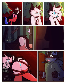 anal anthro anus bdsm bent_over black_markings blue_eyes blush bondage bound bow_ribbon box butt butt_focus christmas_clothing christmas_tree clothing comic_panel container cuff_(restraint) dialogue dildo duo electronics excited fur gaping gaping_anus gift glowing glowing_anus glowing_eyes hair handcuffs holidays idea_bulb internal kneeling knot knotted_dildo legwear long_hair lying lying_on_ground male male/male markings masturbation metal_cuffs nervous nervous_smile on_front on_ground open_mouth penetration phone phone_screen plant presenting presenting_hindquarters restraints ribbon_bondage ribbons rope sex_toy sitting suction_cup_dildo tentacles text texting thigh_highs toy toying_self tree white_body white_fur eviesdumb christmas nintendo pokemon dizzy_(eviesdumb) canid canine generation_4_pokemon lucario mammal pokemon_(species) 4:5 absurd_res comic english_text hi_res