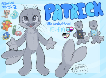 anthro apron asexual_pride_colors blue_background blue_body claws clothed clothing featureless_crotch fin food fur grey_body grey_fur lgbt_pride male markings nude pacifier pride_colors shirt simple_background smile solo standing tail tail_fin text topwear transmasculine_pride_colors tuft whiskers young young_anthro freudcore hasbro littlest_pet_shop sega sonic_the_hedgehog_(series) veggietales bob_the_tomato larry_the_cucumber lps_2079 patrick_(freudcore) sonic_the_hedgehog aquatic mammal pinniped seal weddell_seal 2024 digital_media_(artwork) english_text model_sheet