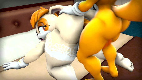 5_fingers anal anal_penetration anthro anthro_on_anthro anthro_penetrated anthro_penetrating anthro_penetrating_anthro anus backsack balls bed big_balls big_butt big_penis black_nose bouncing_balls butt butt_grab clitoris clothing doggystyle erection female female_penetrated fingers first_person_view from_behind_position fur furniture genitals gloves hair half-closed_eyes hand_on_butt handwear huge_balls huge_butt huge_penis interspecies legwear lips looking_at_viewer looking_back male male/female male_penetrating male_penetrating_female male_pov mostly_nude multiple_angles narrowed_eyes on_bed orange_balls orange_body orange_fur orange_hair orange_penis penetration penis pillow pink_lips pupils red_eyes red_vulva sex stockings thrusting translucent translucent_body vein veiny_penis vulva white_clothing white_gloves white_handwear white_legwear white_stockings wector sega sonic_the_hedgehog_(series) miles_prower vanilla_the_rabbit canid canine fox lagomorph leporid mammal rabbit 16:9 2023 3d_(artwork) 3d_animation animated digital_media_(artwork) huge_filesize long_playtime loop no_sound video widescreen