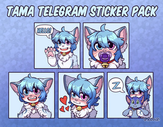abdl anthro bell bell_collar blue_body blue_eyes blue_fur blue_hair collar fingerpads front_view fur glistening glistening_eyes hair heterochromia male male_anthro mouth_closed object_in_mouth open_mouth open_smile pacifier pacifier_in_mouth pawpads pink_eyes red_collar short_hair simple_background smile solo white_body white_fur riddlr bust_portrait hi_res multiple_images portrait