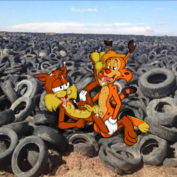 3_toes 4_fingers anal anal_penetration anthro anthro_on_anthro anthro_penetrated anthro_penetrating anthro_penetrating_anthro balls belly biped black_ear_tips black_eyes black_nose black_spots black_stripes blue_sky bodily_fluids brown_body brown_ear_tips brown_fur cheek_tuft chest_tuft cloud cloudy_sky cum cum_covered cum_in_ass cum_inside cum_on_belly cum_on_body cum_on_face cum_on_self cum_on_tongue detailed_background dipstick_ears duo ear_markings ejaculation erection facial_tuft fangs feet fingers foot_fetish foot_lick foot_play foreskin fur genital_fluids genitals hair half-closed_eyes head_tuft humanoid_feet humanoid_hands humanoid_heel kneeling licking looking_pleasured lying male male/male male_penetrated male_penetrating male_penetrating_male markings messy multicolored_body multicolored_ears multicolored_fur narrowed_eyes navel nipples nude on_back open_mouth orange_body orange_fur orange_hair orgasm orgasm_face outdoor_nudity outside paws pecs penetration penis photo_background pink_foreskin pink_nipples plantigrade raised_foot raised_leg raised_tail red_nose ribs ring_(marking) ringed_tail sand sex sky soles spots spotted_body spotted_fur striped_markings striped_tail stripes tail tail_markings tan_belly tan_body tan_fur tan_penis teeth tire toes tongue tongue_out tuft two_tone_body two_tone_fur white_sclera yellow_balls yellow_belly yellow_body yellow_fur yellow_penis yellow_soles toonpimp bonkers_(series) bubsy_(series) disney bonkers_d._bobcat bubsy_bobcat bobcat felid feline lynx mammal 1:1 2019 colored crossover digital_drawing_(artwork) digital_media_(artwork) mixed_media photography_(artwork) shaded