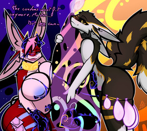 2_tails 3_fingers 4_ears anthro areola big_breasts big_butt big_penis black_body black_fur black_sclera blue_areola blue_eyes blue_markings body_worship breast_squish breasts broken_condom butt cat_tail choker collar collar_only condom condom_wrapper erection female filled_condom fingers first_person_view fur fur_markings genital_worship genitals group hair hands_around_penis heart_eyes heart_symbol horn huge_breasts huge_butt huge_penis hyper hyper_genitalia hyper_penis jewelry male markings master/pet matching_tattoos matching_womb_tattoos mouth_closed multi_ear multi_tail necklace nude offscreen_male one_eye_obstructed open_mouth penile penis penis_worship pink_body pink_fur pink_hair rainbow red_body red_fur sexual_barrier_device slightly_chubby slightly_chubby_anthro slightly_chubby_female smile smiling_at_viewer spade_tail squish tail tail_around_penis tail_fetish tail_play tapering_penis text trio white_body white_fur womb_tattoo yellow_eyes yellow_markings conditional_dnp lodi_(artist) lodi_(character) pepper_(snoodle) tasyl_(snoodle) avali avian hybrid imp absurd_res english_text hi_res