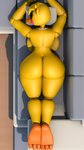 anthro big_breasts big_butt breasts butt curvy_figure feet female machine non-mammal_breasts nude soles solo thick_thighs toes geometryboymejia five_nights_at_freddy's five_nights_at_freddy's_2 scottgames toy_chica_(fnaf) animatronic avian bird chicken galliform gallus_(genus) phasianid robot 3d_(artwork) 4k 9:16 absurd_res digital_media_(artwork) hi_res