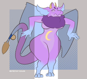 2_horns anthro big_butt blonde_mane breasts butt cramped dipstick_tail disgruntled eyes_closed featureless_breasts female fluffy fluffy_ears fluffy_tail fur horn mane markings multicolored_body multicolored_fur one_eye_closed pink_body pink_fur pink_tail purple_body purple_fur solo straining stuck tail tail_fluff tail_markings thick_thighs two_tone_body wide_hips wings yellow_body yellow_fur yellow_horn yellow_tail digitalscales mythology petal_(dapperhedgehog) dragon fairy_dragon furred_dragon furred_scalie lizard mythological_creature mythological_scalie reptile scalie winged_dragon 2d_animation animated loop motion_tweening no_sound short_playtime video