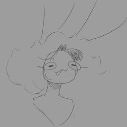 anthro black_eyes eyelashes female female_anthro floating_eyebrows fur grey_background grey_body grey_fur grey_hair hair long_ears medium_hair noseless open_mouth open_smile simple_background smile solo thin_eyebrows buleruby bunny_(buleruby) lagomorph leporid mammal rabbit 1:1 2024 bust_portrait digital_drawing_(artwork) digital_media_(artwork) english_description monochrome portrait shaded sketch