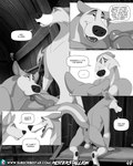 anus butt dialogue fellatio genitals male male/male oral penile penis presenting sex text misterstallion canid canine canis mammal wolf 4:5 comic english_text hi_res url