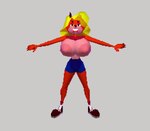 anthro areola big_areola big_breasts biped blonde_hair breasts clothed clothing female hair huge_breasts low_poly raised_clothing raised_shirt raised_topwear shirt simple_background solo t-pose topwear lanto activision crash_bandicoot_(series) tawna_bandicoot bandicoot mammal marsupial 3d_(artwork) animated digital_media_(artwork) short_playtime turntable_(animation)