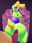 antennae_(anatomy) anthro beady_eyes big_butt black_eyes blurred_character blush bodily_fluids butt cum duo genital_fluids genitals glistening glistening_body green_body heart_symbol leaking_cum looking_at_viewer male markings orange_markings overweight overweight_anthro overweight_male penis pink_penis purple_shell question_mark raised_tail shell simple_background slime tail tongue tongue_out wide_hips wobbling yellow_body citrussluggo mel_(hurm) sluggo_(citrussluggo) banana_slug gastropod mollusk slug snail 2021 3:4 alternate_version_at_source digital_drawing_(artwork) digital_media_(artwork) hi_res signature