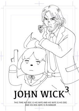 ambiguous_gender anthro clothed clothed_anthro clothed_human clothed_male clothing duo eye_through_hair eyebrow_through_hair eyebrows facial_hair gun hair handgun male movie_poster necktie pistol ranged_weapon text translucent translucent_hair weapon janemai animal_crossing john_wick nintendo isabelle_(animal_crossing) john_wick_(character) canid canine canis domestic_dog human mammal shih_tzu toy_dog 2018 character_name digital_drawing_(artwork) digital_media_(artwork) english_description english_text hi_res restricted_palette unfinished female_(lore)