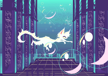 ambiguous_feral ambiguous_gender blue_sky bubble city cityscape detailed_background feral fur pillar sky solo surrealism swimming tail underwater water white_body white_fur white_tail yellow_sclera naircat domestic_cat felid feline felis mammal 2017 digital_drawing_(artwork) digital_media_(artwork) microsoft_paint_(artwork)