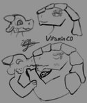 ambiguous_gender anthro blush blush_lines countershading duo eyebrows facial_scales facial_spikes freckles hand_on_arm hand_on_shoulder holding_chin horn jaw_spikes kissing passionate plate scale_eyebrows scales snout spikes spikes_(anatomy) cyan_melody moss_(cyan_melody) kobold lizard reptile scalie hi_res monochrome