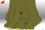 4_toes anthro between_toes big_feet brown_body brown_fur duo extreme_size_difference faceless_anthro faceless_character faceless_female feet female foot_fetish foot_play fur heart_symbol huge_feet humanoid_feet male male/female micro plantigrade simple_background size_difference smothering standing toes white_background cinnahbunn ammi_(cinnahbunn) domestic_rabbit flemish_giant lagomorph leporid mammal oryctolagus rabbit 3:2 hi_res