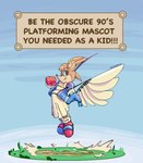 bottomwear canid canine canis clockwork clothing domestic_dog dustyerror female floating fox hi_res jacket mammal mechanical_wings motivational_poster positive_message sega skirt sonic_the_hedgehog_(series) topwear trans_(lore) trans_woman_(lore) windie_(character) wings