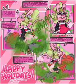 anthro big_butt bound butt duo facesitting fart fart_cloud fart_fetish farting_on_another farting_on_face female gag male male/female profanity sitting_on_another tape tape_gag text pastelassz effie_the_skunk canid canine canis hybrid lagomorph leporid mammal mephitid rabbit skunk wolf 2021 absurd_res english_text hi_res