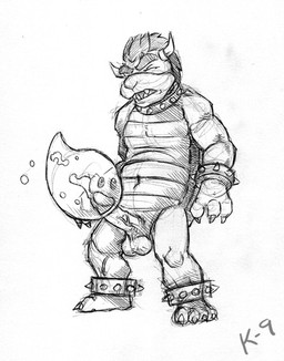 2_horns anthro balls bodily_fluids collar collar_only cum cum_in_ghost cum_inside cum_through cumshot duo ejaculation erection fellatio genital_fluids genitals glans hair horn humanoid_genitalia humanoid_penis interspecies larger_male male male/male male_penetrated male_penetrating male_penetrating_male nude oral oral_penetration orgasm penetration penile penis sex simple_background size_difference smaller_male vein veiny_penis white_background k-9 mario_bros nintendo bowser boo_(mario) ghost koopa scalie spirit archived_source low_res monochrome traditional_media_(artwork)