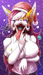anthro big_breasts bodily_fluids bottomwear box breasts christmas_clothing christmas_headwear clothing container drooling duo extreme_size_difference female fur gift_box hat headgear headwear heart_eyes heart_symbol holidays macro male micro mouth_shot open_mouth orange_body orange_fur pants purple_background saliva santa_hat sharp_teeth shirt simple_background size_difference snow snowing teeth tongue tongue_out topwear white_body white_fur allsonwa christmas ada_(allsonwa) vison_(allsonwa) canid canine fox mammal mouse murid murine rodent absurd_res hi_res
