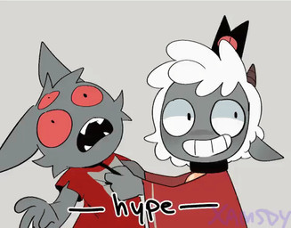 3_eyes ambiguous_anthro ambiguous_gender anthro bell bell_collar clothing collar duo fur grin male male_anthro multi_eye red_clothing red_eyes shaking smile white_body white_fur white_wool wool_(fur) epilepsy_warning xamsdy cult_of_the_lamb massive_monster_(studio) lamb_(cult_of_the_lamb) narinder red_crown_(cult_of_the_lamb) bovid caprine domestic_cat felid feline felis mammal sheep 2026 animated digital_drawing_(artwork) digital_media_(artwork)