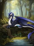 blue_knot blue_penis claws erection feral genitals grass horn knot male penis plant rock solo text white_claws white_horn ztalex mythology nova_(bleuwolfy) dragon mythological_creature mythological_scalie scalie hi_res url