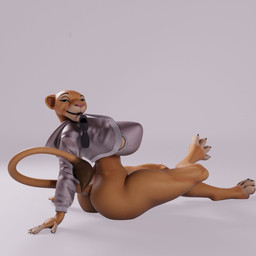 anthro bedroom_eyes big_breasts big_butt bite bra breasts butt claws clothing eyebrows eyewear feet female female_anthro hindpaw hoodie narrowed_eyes paws pose posing_for_picture raised_eyebrow seductive sitting sitting_on_ground smile solo sports_bra sportswear sunglasses tail tail_tuft thick_thighs topwear tuft underwear wide_hips lauhren mayosplash_(modeler) disney the_lion_king nala_(the_lion_king) felid lion mammal pantherine 1:1 3d_(artwork) blender_(artwork) digital_media_(artwork) hi_res