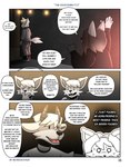 anthro canid canine cinicalvoice comic deer dialogue domestic_cat duo felid feline felis fennec_fox fox hi_res highlights_(coloring) jericho_(cinicalvoice) male male/male mammal piercing rowan_(cinicalvoice) smile speech_bubble text true_fox worried