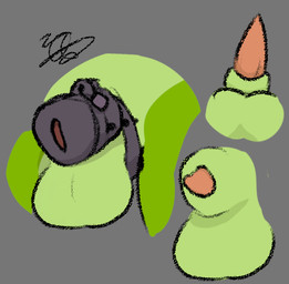 animal_genitalia anthro balls chastity_cage chastity_device countershade_balls countershade_genitalia countershading genitals green_body green_scales lock male over_sheath_chastity_cage penis scales sheath sheath_chastity_cage sheathed_tapering_penis small_penis solo tapering_penis cyan_melody moss_(cyan_melody) kobold scalie hi_res