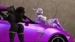 anthro breasts car car_hood_pose duo female genitals nipples nissan_gt-r_r35 on_hood pussy vehicle rooooosty nissan_gtr canid mammal 3d_(artwork) digital_media_(artwork) source_filmmaker_(artwork)