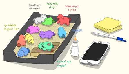 ambiguous_feral ambiguous_gender baby_bottle baby_talk blue_body blue_fur blue_tail cellphone color_coded_text dialogue electronics eyes_closed feces feral fur green_body green_fur green_tail grey_tail group large_group litter_box lying micro neonate on_back on_front orange_body orange_fur orange_tail pen phone pink_body pink_fur pink_tail post-it_note red_body red_fur red_tail sitting sleeping smartphone standing tail teal_body teal_eyes teal_fur teal_tail text white_body white_fur yellow_body yellow_eyes yellow_fur yellow_tail young young_ambiguous young_feral carpdime fluffy_pony fluffy_pony_(species) mammal microfluff 2021 digital_media_(artwork) english_text
