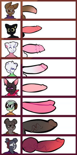 2_penises animal_genitalia animal_penis balls chart eyewear feline_genitalia feline_penis foreskin genitals glasses humanoid_genitalia humanoid_penis knot knotted_penis male multi_genitalia multi_penis penile_spines penis penis_chart wearing_glasses alexaflub penis_lineup the_goat_neighborhood almond_soup_(the_goat_neighborhood) cole_lizzen_(the_goat_neighborhood) cooper_stinging_(the_goat_neighborhood) kash_love_(the_goat_neighborhood) max_blocky_(the_goat_neighborhood) oscar_fisher_(the_goat_neighborhood) sachiko_(the_goat_neighborhood) sam_blocky_(the_goat_neighborhood) bat bear domestic_cat felid feline felis kangaroo lizard macropod mammal marsupial polar_bear reptile scalie ursine absurd_res hi_res