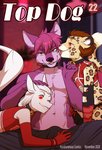 abs anthro bulge clothed clothing collar countershading erection erection_under_clothing fur group hypnosis licking looking_at_viewer male male/male markings mind_control purple_body purple_fur red_eyes smile spots spotted_body spotted_fur text tongue tongue_out topless white_body white_fur kittydee adrian_(firewolf) ash_(ashkelling) kiyn_(kiynatonis) canid canine canis felid fish leopard mammal marine pantherine shark wolf 2020 digital_media_(artwork) english_text hi_res