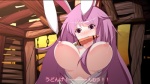 big_breasts blush bodily_fluids breasts carrot carrot_gag chain clothed clothing erect_nipples female food food_gag gag gagged hair lactating long_ears milk nipples object_gag plant purple_eyes purple_hair shack shirt solo sunset tears teeth text topwear vegetable unknown_artist touhou reisen_udongein_inaba animal_humanoid humanoid lagomorph lagomorph_humanoid leporid leporid_humanoid mammal mammal_humanoid rabbit rabbit_humanoid hi_res japanese_text translation_request