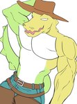 abs anthro candy dessert food gummy_(food) male male/male muscular muscular_anthro muscular_male solo zartty_art glitch_productions mythology the_amazing_digital_circus gummigoo_(tadc) dragon humanoid lizard mythological_creature mythological_scalie reptile scalie