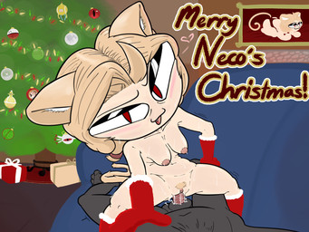 animal_genitalia areola armpit_folds armwear blonde_hair blonde_pubes blush bodily_fluids bouncing_breasts breasts christmas_decorations christmas_lights christmas_tree clitoral_hood clitoris clothing cowgirl_position cum cum_drip cum_from_vagina cum_in_vagina cum_inside cum_on_penis cute_fangs dripping duo fangs female festive_clothing fireplace first_person_view from_front_position furniture genital_fluids genitals gift hair half-closed_eyes haro_(gundam) heart_symbol holidays holy_hand_grenade_of_antioch inside inverted_nipples legwear looking_pleasured male male/female mature_female moon mostly_nude narrowed_eyes navel nipples on_bottom on_top open_mouth open_smile orgasm penetrating_pov penetration penis pink_areola pink_nipples plant pose pubes red_eyes rug seductive sex shaking sheath smile snow_globe sofa solo_focus sweat tail teeth text tree trembling vaginal vaginal_penetration vulva echonioni christmas kirby_(series) monty_python monty_python_and_the_holy_grail nintendo tsukihime type-moon 02_(kirby) neco-arc neco-mom_(echonioni) animal_humanoid cat_humanoid felid felid_humanoid feline feline_humanoid humanoid mammal mammal_humanoid neco_spirit 2025 4:3 colored hi_res meme pinup portrait shaded