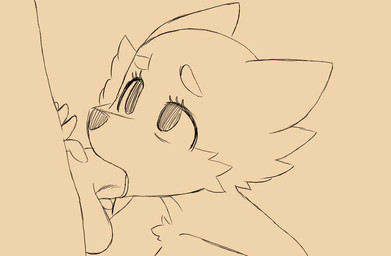anthro balls brown_background duo erection faceless_character faceless_male fellatio female female_penetrated genitals male male/female male_penetrating male_penetrating_female nude oral oral_penetration penetration penile penis sex simple_background tongue tongue_out toto_draw steffanni canid canine fox mammal 2016 animated digital_media_(artwork) loop monochrome sketch