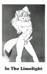 1997 anthro balls big_muscles biped dipstick_tail erection genitals greyscale hair hi_res long_hair looking_at_viewer male markings monochrome multicolored_tail muscular muscular_anthro muscular_male nude penis portrait solo standing tail tail_markings the_xoo three-quarter_portrait tygger