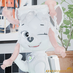 bodily_fluids cum cum_on_face eyewear_on_head female feral genital_fluids genitals knot knotted_penis penis solo young young_feral unknowndata paw_patrol scifi_(unknowndata) canid canine canis domestic_dog mammal 3d_(artwork) digital_media_(artwork) hi_res
