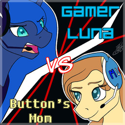 2013 blue_fur blue_hair brown_hair button's_mom cyan_eyes duo english_text equine female feral friendship_is_magic fur hair headset horse mammal my_little_pony open_mouth original_character pony princess_luna_(mlp) signature simple_background smile tan_fur teeth text tlatophat tongue vs
Rating: Safe
Score: 13
User: Fluttershy
Date: August 15, 2013
