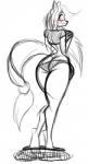 big_butt blush bulge butt clothing femboy male panties solo underwear undressing jrvanesbroek cod_piece equid equine horse mammal pony digital_drawing_(artwork) digital_media_(artwork) hi_res monochrome